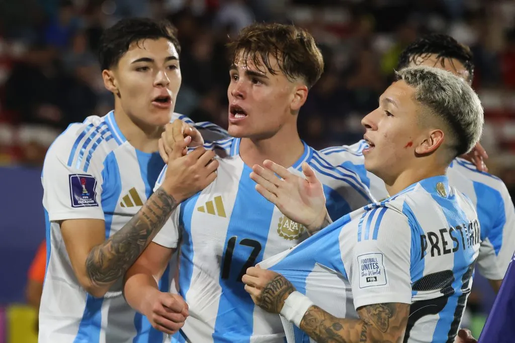Argentina buscará su 7° título mundial Sub 20 ante el combinado de Marruecos. (Foto: Jonnathan Oyarzun/Photosport)