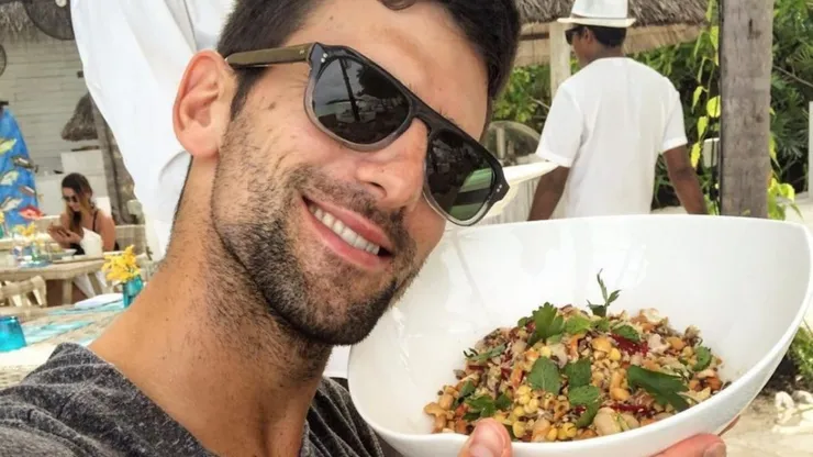La dieta de Djokovic está basada en vegetales