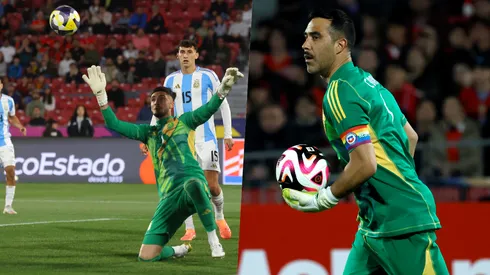 Argentina Sub 20 y su figura en el arco.