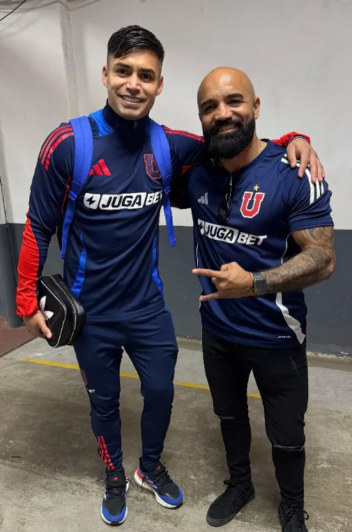 Manuel Ibarra junto a Fabián Hormazábal. (Captura Instagram).
