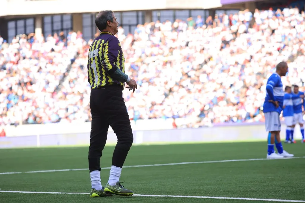 Patricio Toledo minutos antes de sufrir un infarto. Foto: Dragomir Yankovic/Photosport