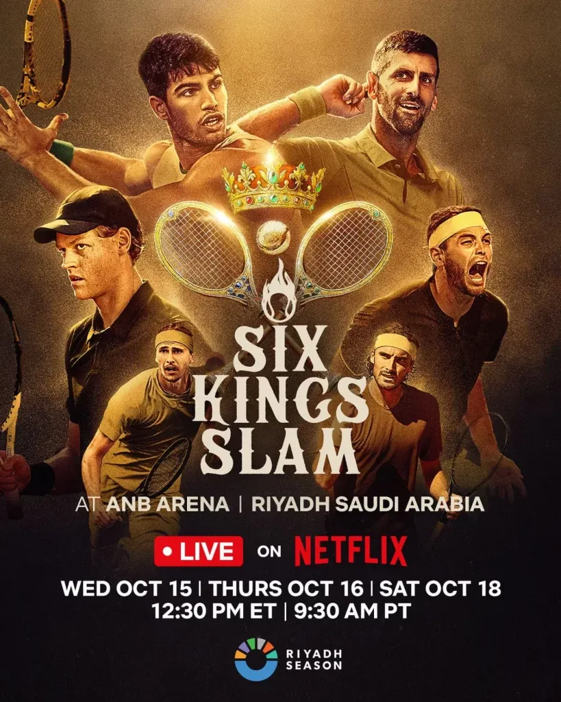 La gran final de Six Kings Slam va en vivo por Netflix.