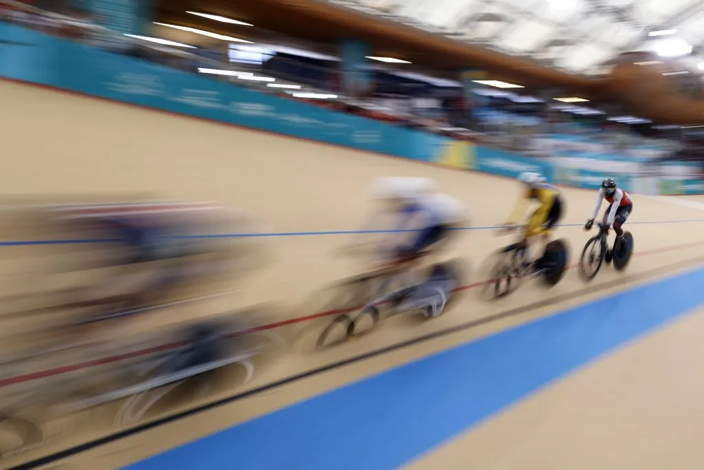 El Velódromo de Peñalolén se viste de gala. Foto de Andres Pina / Santiago 2023 via Photosport