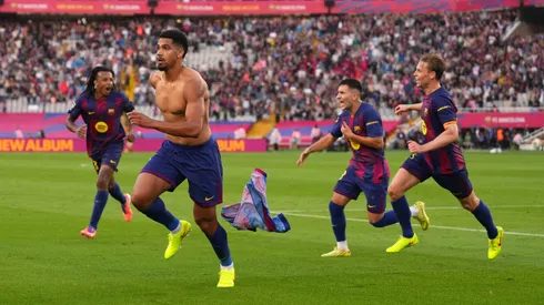 Un gol tardío le dio el triunfo al Barcelona.