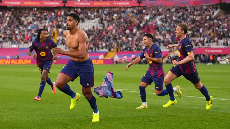 Un gol tardío le dio el triunfo al Barcelona.