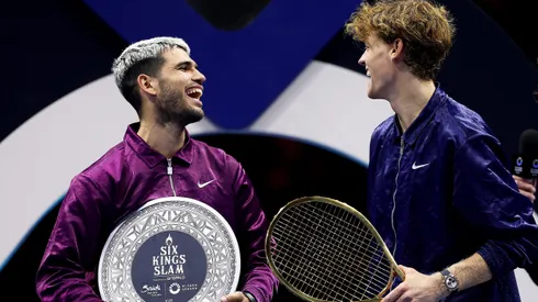 Jannik Sinner le ganó a Carlos Alcaraz en el Six Kings Slam.