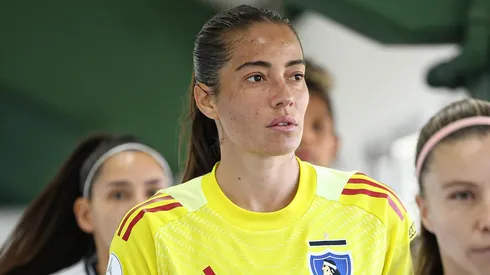 La portera agradeció el apoyo de la hinchada alba.