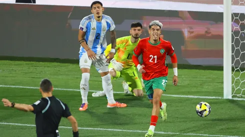Yassir Zabiri hizo un doblete contra Argentina.