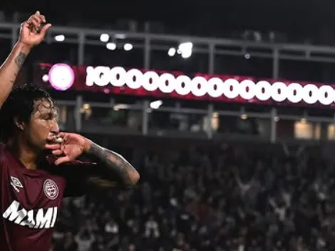 Figura de Lanús celebra golazo inesperado que alerta a U de Chile: "Cerré los ojos y..."