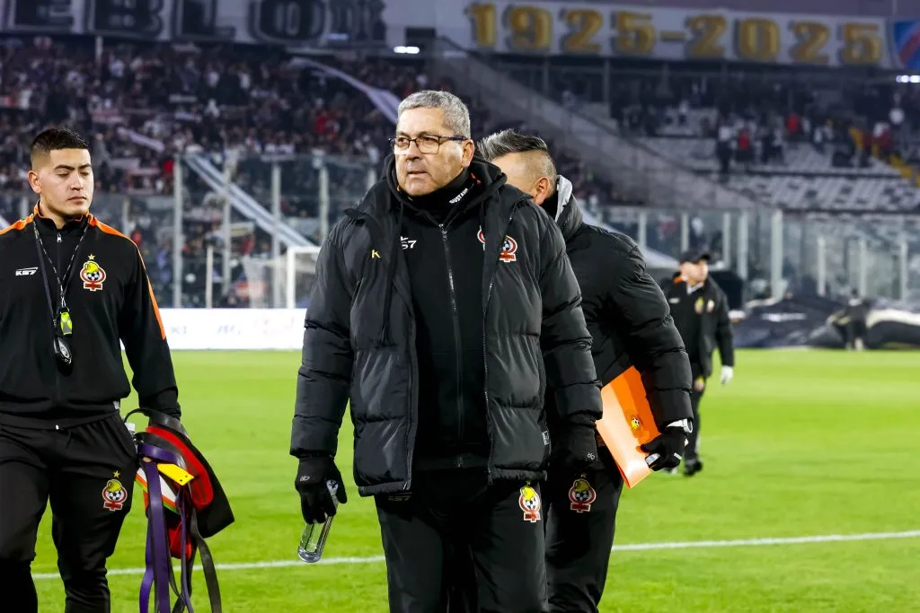 Gustavo Huerta en el estadio Monumental. (Pepe Alvujar/Photosport).