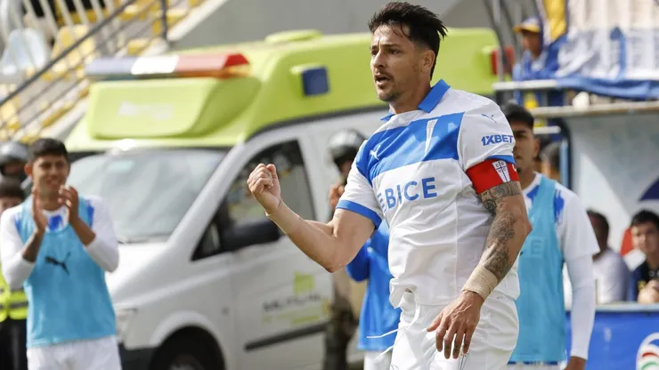 Fernando Zampedri fue la gran figura de la UC ante Everton.