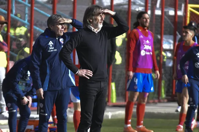 Ricardo Gareca en su último partido como DT de la Roja. (Daniel Miranda/APGNoticiasBo/Photosport).