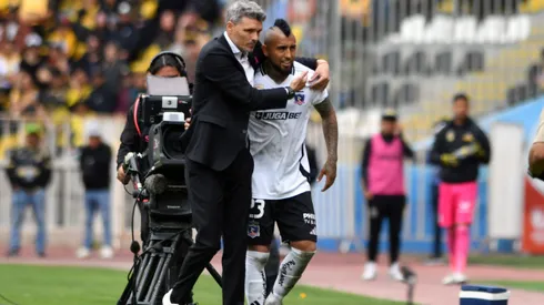Arturo Vidal aprovechó los dos días libre en Colo Colo.