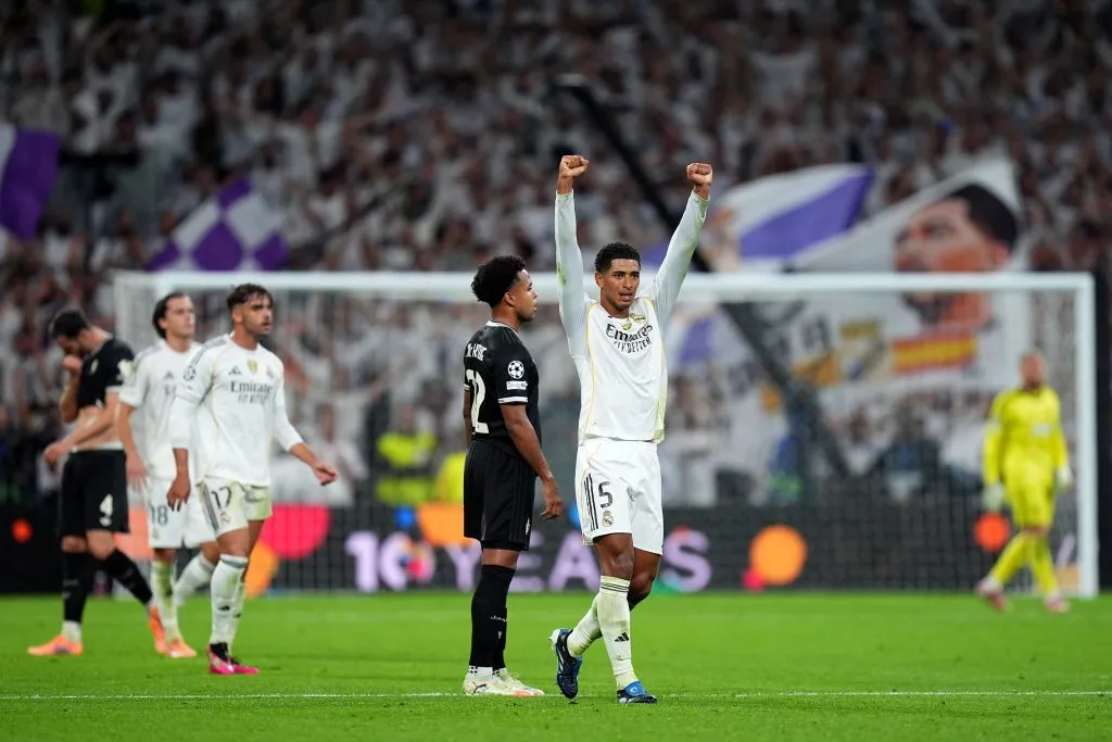 Bellingham celebra su gol ante Juventus