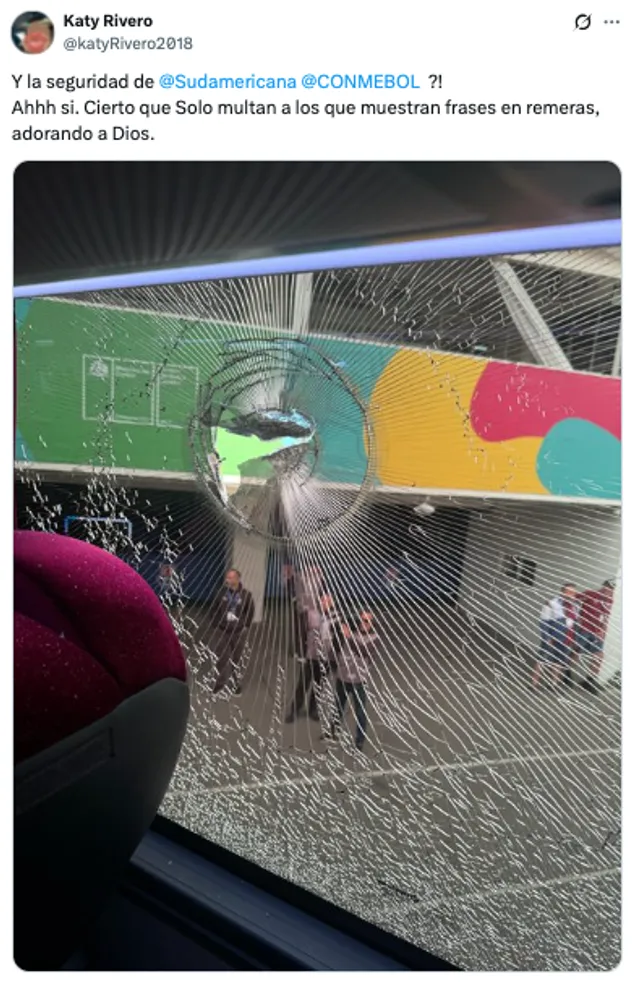 Esposa de Marcelino Moreno reclamó contra los hinchas de la U y Conmebol