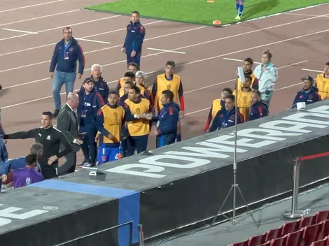 La fuerte pelea que marcó el final del sufrido empate entre la U y Lanús