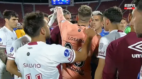 El "picante" cara a cara de Lea Fernández y el arquero de Lanús tras la ida.