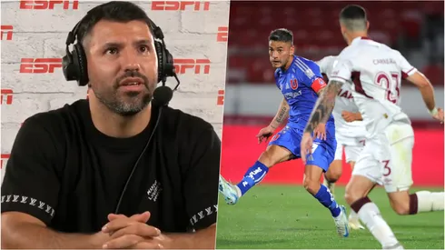 Sergio Kun Agüero aplaudió a la U tras lo hecho ante Lanús en Copa Sudamericana.