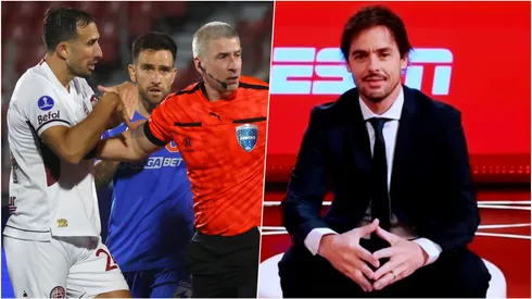 Mariano Closs no duda: fue penal para la U y el árbitro trató de ayudar a Lanús.