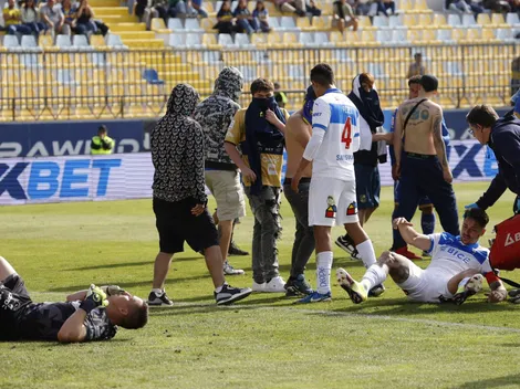 Everton avisa a barristas que invadieron la cancha: "Identificados"