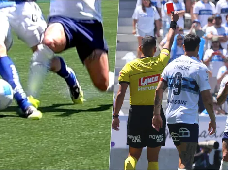 La durísima falta por la que Medel fue expulsado en el clásico universitario