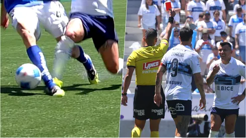 Gary Medel fue expulsado en el clásico universitario