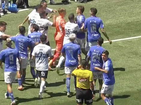 ¡El fuerte encontrón que marcó el final del Clásico Universitario 201!