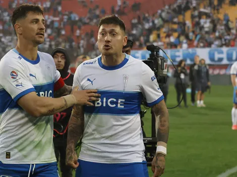 Fiel a su estilo: Nico Castillo festejó el triunfo de la UC ante la U