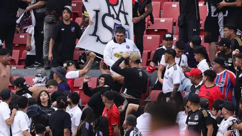 Cuchillazos en la barra de Colo Colo en el Estadio Nacional.