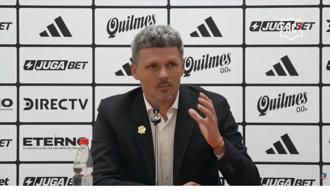 Fernando Ortiz en la conferencia de prensa pospartido de los albos ante Limache. (Captura Colo Colo).