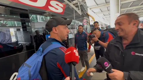 El encuentro de Marcelo Díaz con Marcelo Díaz en Argentina.