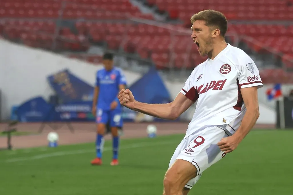 Rodrigo Castillo le anotó un doblete a la Universidad de Chile. (Jonnathan Oyarzun/Photosport).