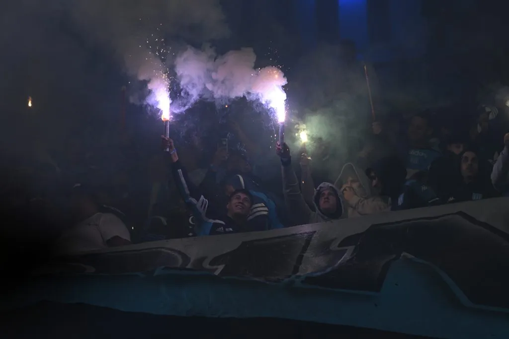 Racing impacta al mundo con su salida ante Flamengo en la semifinal de vuelta de Copa Libertadores. Foto: Getty Images.