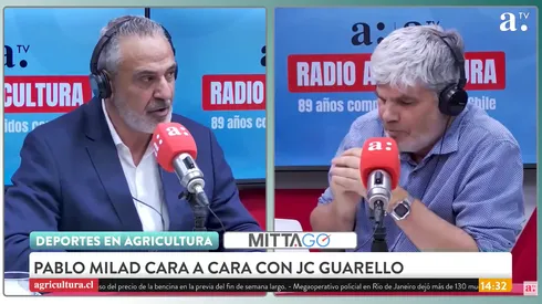 Tenso cara a cara de Guarello y Pablo Milad en Agricultura.