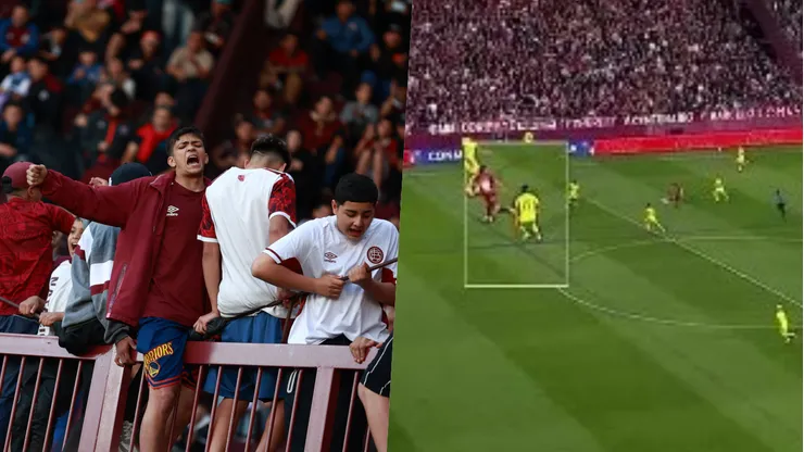 Polémica por gol anulado a Lanús.