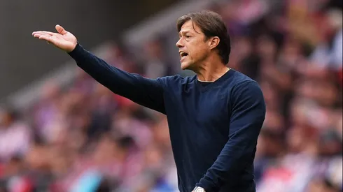 Matías Almeyda analizó la derrota ante Atlético.