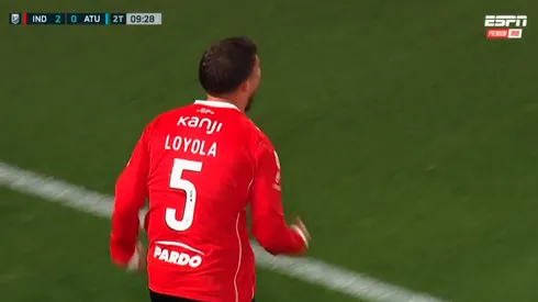 Felipe Loyola fue figura en el triunfo de Independiente