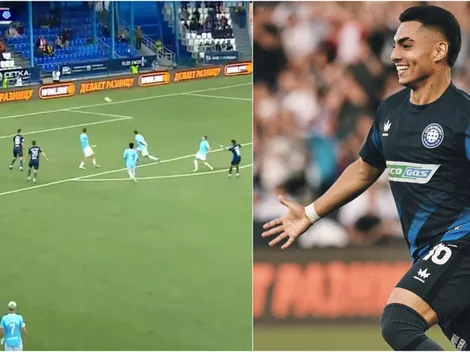 La puso en el ángulo: El golazo de Jordhy Thompson ante otro chileno