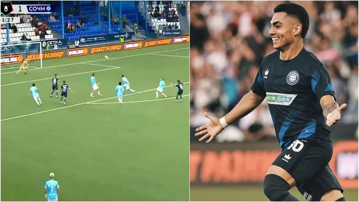 Jordhy Thompson anotó golazo en triunfo de Orenburg ante Sochi