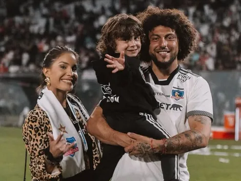 Hijo de Falcón asiste a un cumpleaños Messi con camiseta de Colo Colo
