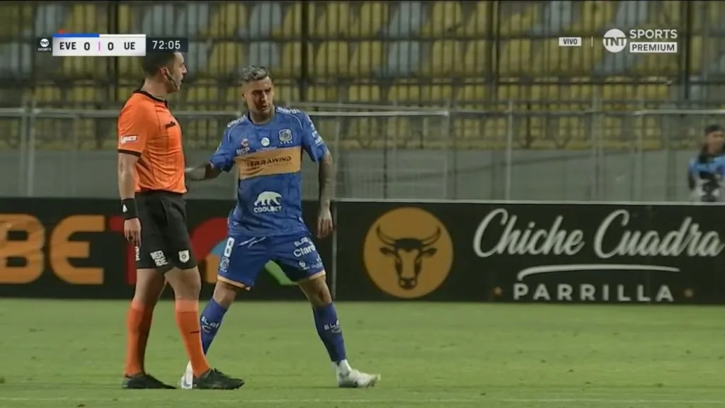 Piñeiro salió molesto hasta con el árbitro