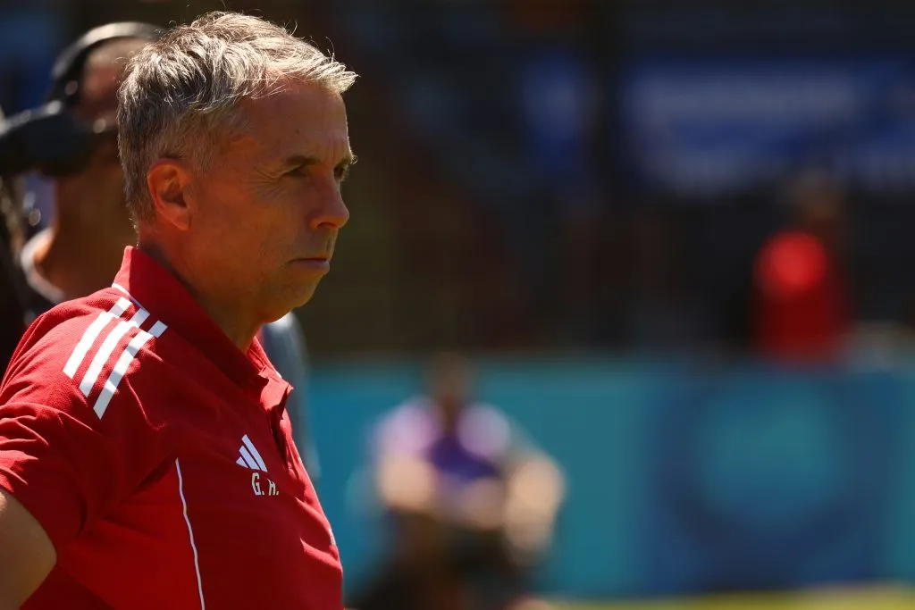 Gustavo Álvarez durante la derrota de la U ante Huachipato. Foto: Eduardo Fortes/Photosport