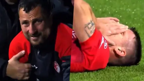 Los jugadores del Radnicki 1923 no pudieron contener su pena ante la muerte de su DT.