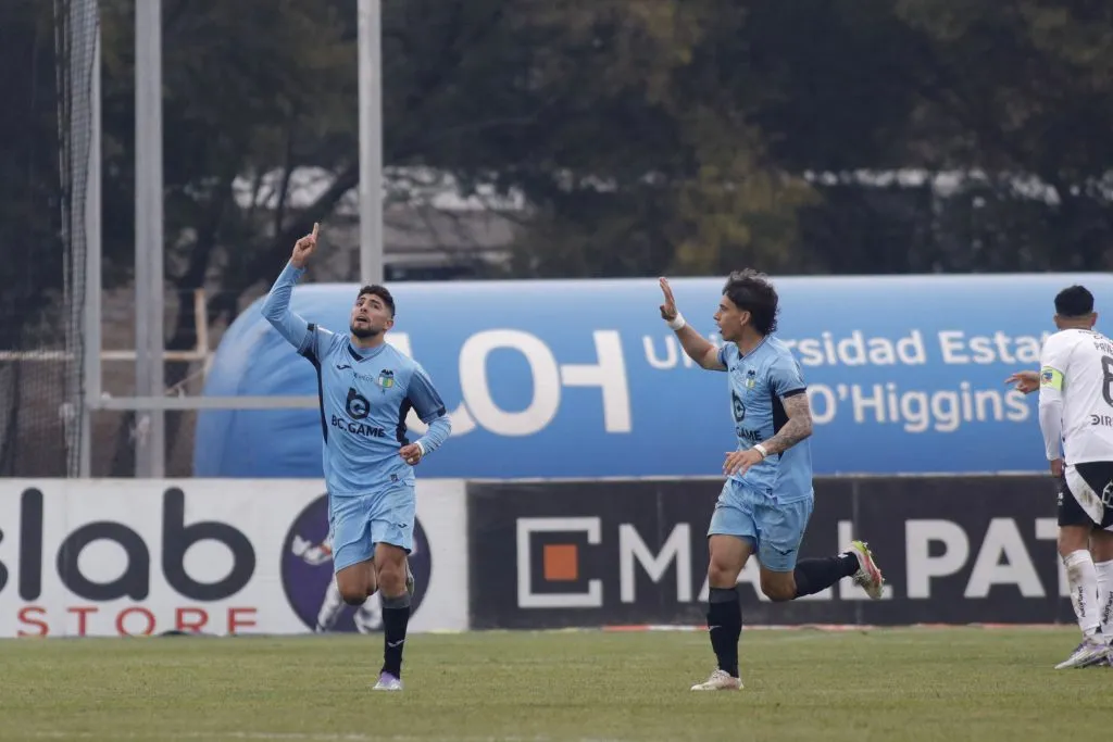 Maximiliano Romero le anotó al Cacique en su debut por O’Higgins. (Jorge Loyola/Photosport).