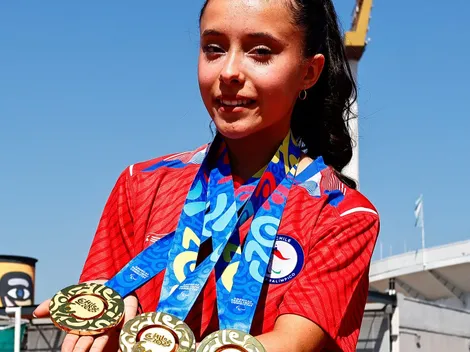 María Jesús Lara hace historia al sumar su tercer oro en Santiago 2025