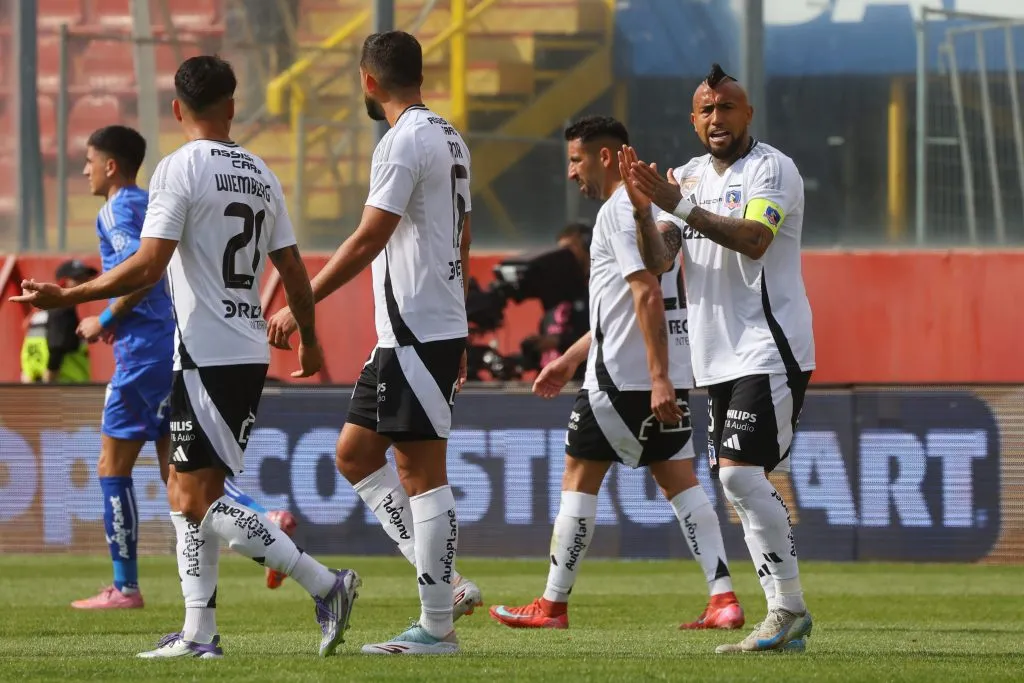 Colo Colo no piensa en los otros clubes y sólo busca ganar para meterse solo en copas internacionales. Foto: Photosport.