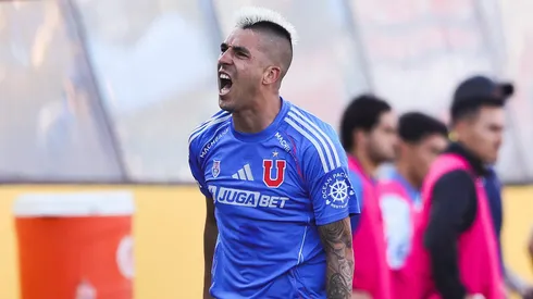 Leandro Fernández se emocionó luego de marcar en el triunfo de la U ante Everton.