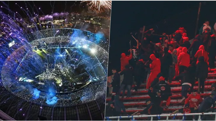 Racing fue suspendido por tirar fuegos artificiales y se abrió el debate en Argentina