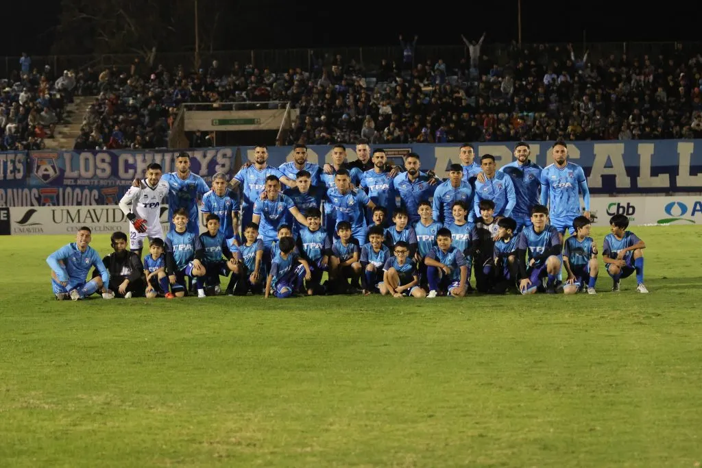 San Marcos de Arica terminó cuarto en la Liga de Ascenso con 48 puntos, logrando clasificar a la liguilla por el segundo boleto a la Primera División. | Foto: Photosport.

