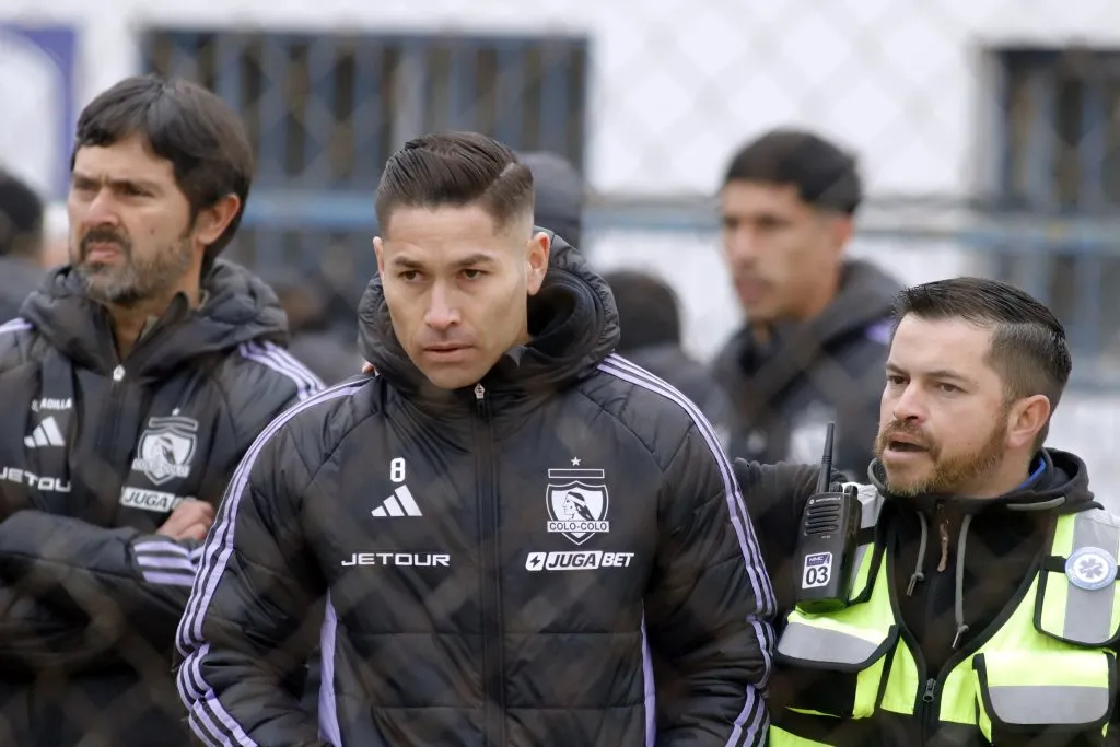 Óscar Opazo tiene los días contados en Colo Colo. Foto: Photosport